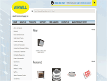 Tablet Screenshot of airwill.com